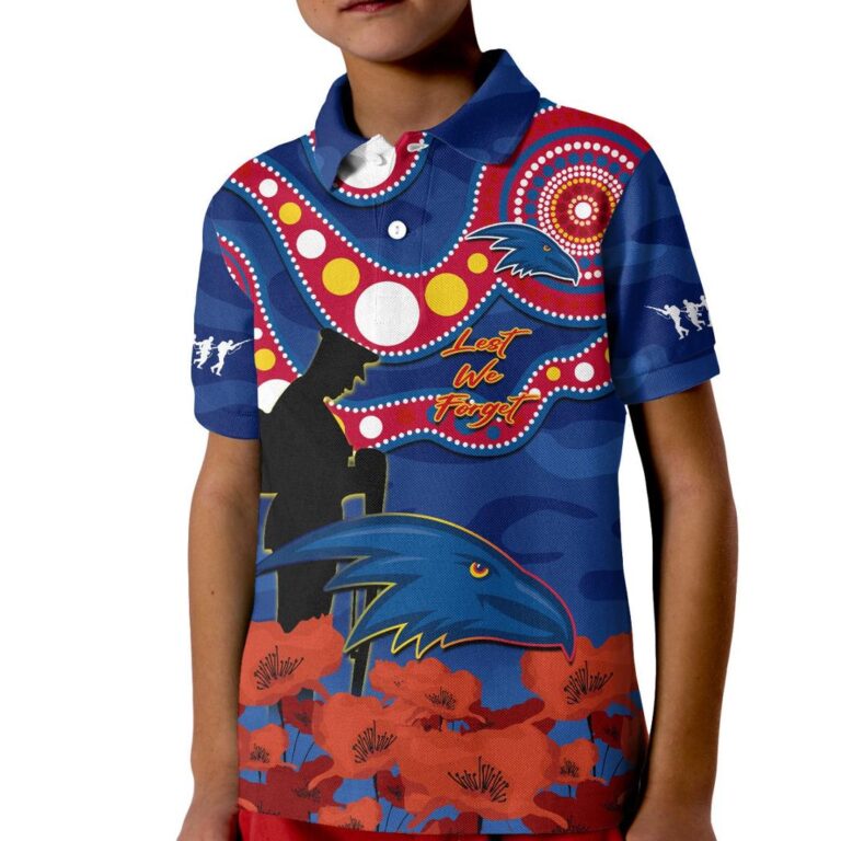 Australian Football League store - Loyal fans of Adelaide Crows's Kid Polo Shirt:vintage Australian Football League suit,uniform,apparel,shirts,merch,hoodie,jackets,shorts,sweatshirt,outfits,clothes