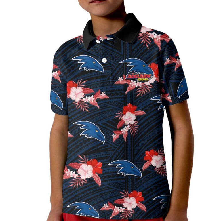 Australian Football League store - Loyal fans of Adelaide Crows's Kid Polo Shirt:vintage Australian Football League suit,uniform,apparel,shirts,merch,hoodie,jackets,shorts,sweatshirt,outfits,clothes