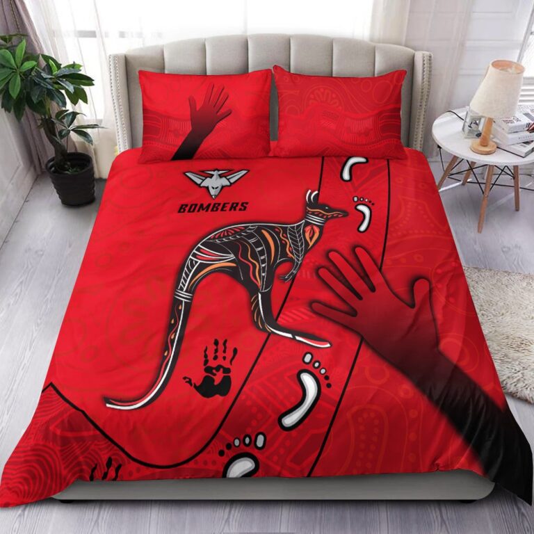 Australian Football League store - Loyal fans of Essendon Football Club's Bedding Duvet Cover + 1/2 Pillow Cases:vintage Australian Football League suit,uniform,apparel,shirts,merch,hoodie,jackets,shorts,sweatshirt,outfits,clothes