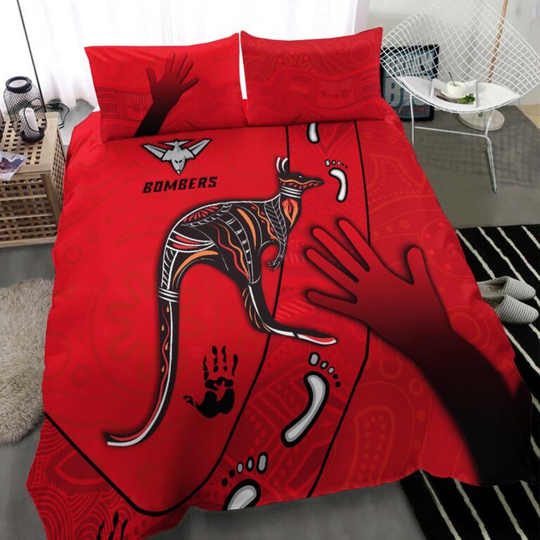 Australian Football League store - Loyal fans of Essendon Football Club's Bedding Duvet Cover + 1/2 Pillow Cases:vintage Australian Football League suit,uniform,apparel,shirts,merch,hoodie,jackets,shorts,sweatshirt,outfits,clothes