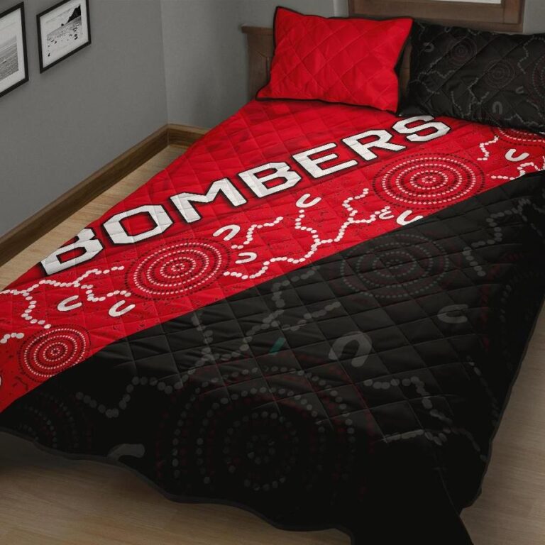 Australian Football League store - Loyal fans of Essendon Football Club's Quilt + 1/2 Pillow Cases:vintage Australian Football League suit,uniform,apparel,shirts,merch,hoodie,jackets,shorts,sweatshirt,outfits,clothes