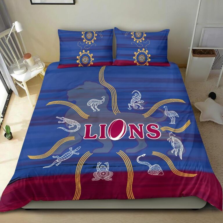 Australian Football League store - Loyal fans of Brisbane Lions's Bedding Duvet Cover + 1/2 Pillow Cases:vintage Australian Football League suit,uniform,apparel,shirts,merch,hoodie,jackets,shorts,sweatshirt,outfits,clothes