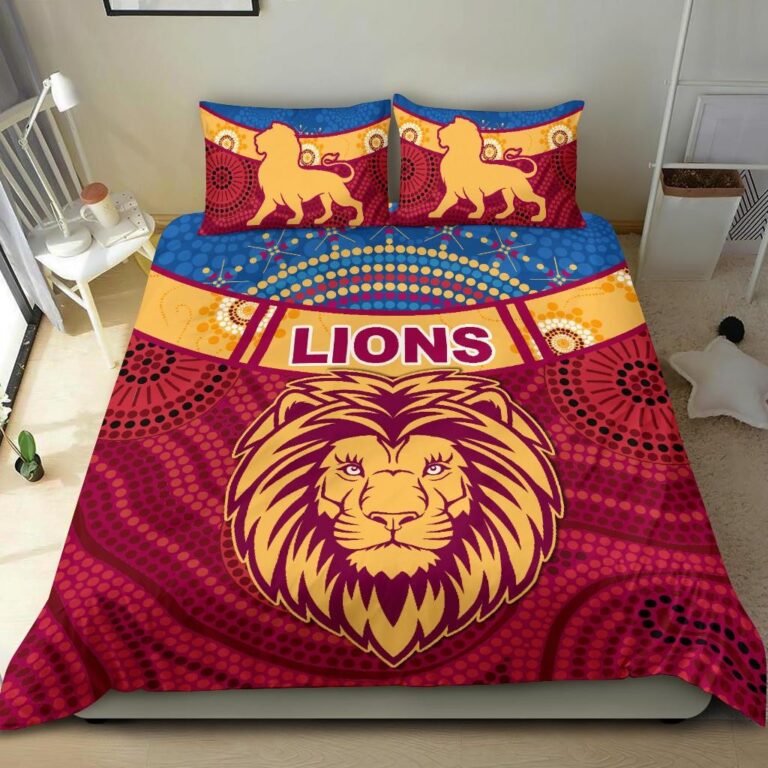 Australian Football League store - Loyal fans of Brisbane Lions's Bedding Duvet Cover + 1/2 Pillow Cases:vintage Australian Football League suit,uniform,apparel,shirts,merch,hoodie,jackets,shorts,sweatshirt,outfits,clothes