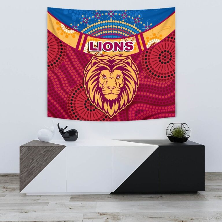 Australian Football League store - Loyal fans of Brisbane Lions's Wall Tapestry:vintage Australian Football League suit,uniform,apparel,shirts,merch,hoodie,jackets,shorts,sweatshirt,outfits,clothes