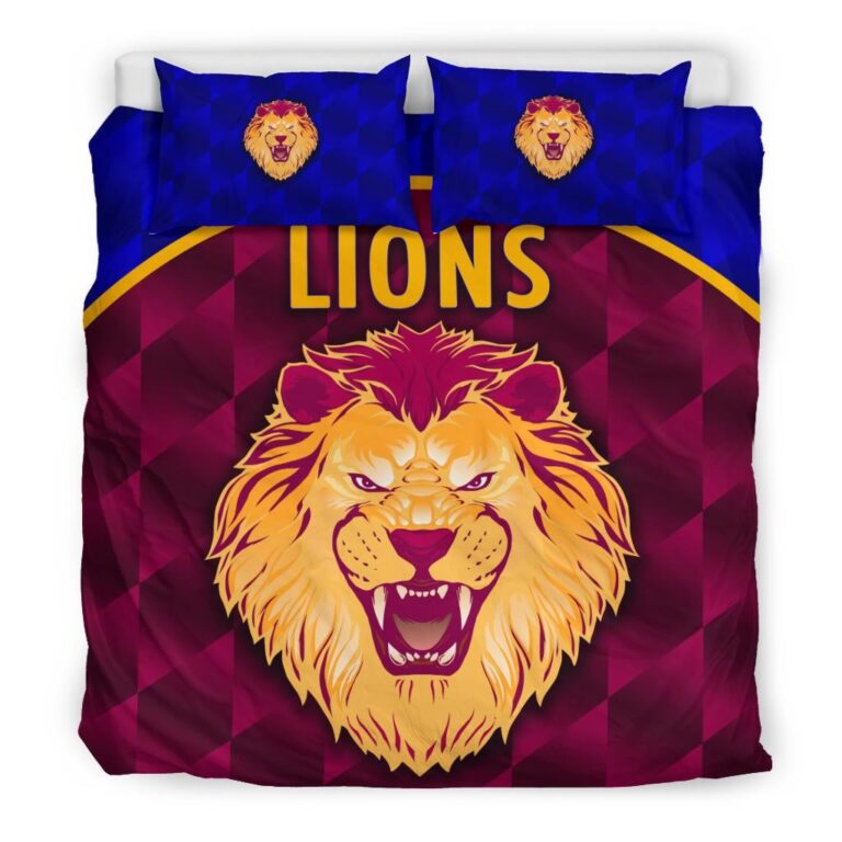Australian Football League store - Loyal fans of Brisbane Lions's Bedding Duvet Cover + 1/2 Pillow Cases:vintage Australian Football League suit,uniform,apparel,shirts,merch,hoodie,jackets,shorts,sweatshirt,outfits,clothes