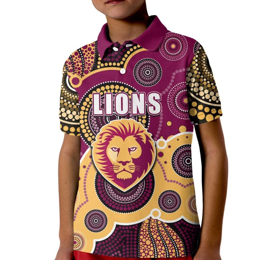 Australian Football League store - Loyal fans of Brisbane Lions's Kid Polo Shirt:vintage Australian Football League suit,uniform,apparel,shirts,merch,hoodie,jackets,shorts,sweatshirt,outfits,clothes