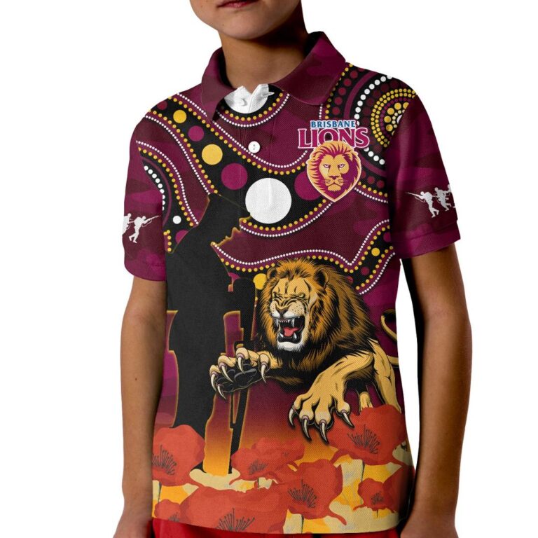Australian Football League store - Loyal fans of Brisbane Lions's Kid Polo Shirt:vintage Australian Football League suit,uniform,apparel,shirts,merch,hoodie,jackets,shorts,sweatshirt,outfits,clothes
