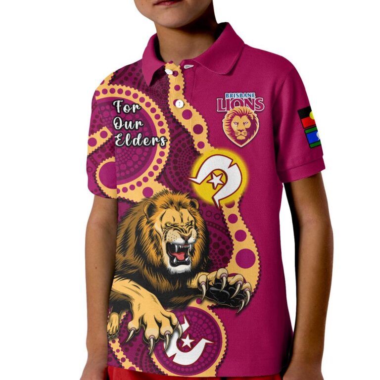 Australian Football League store - Loyal fans of Brisbane Lions's Kid Polo Shirt:vintage Australian Football League suit,uniform,apparel,shirts,merch,hoodie,jackets,shorts,sweatshirt,outfits,clothes