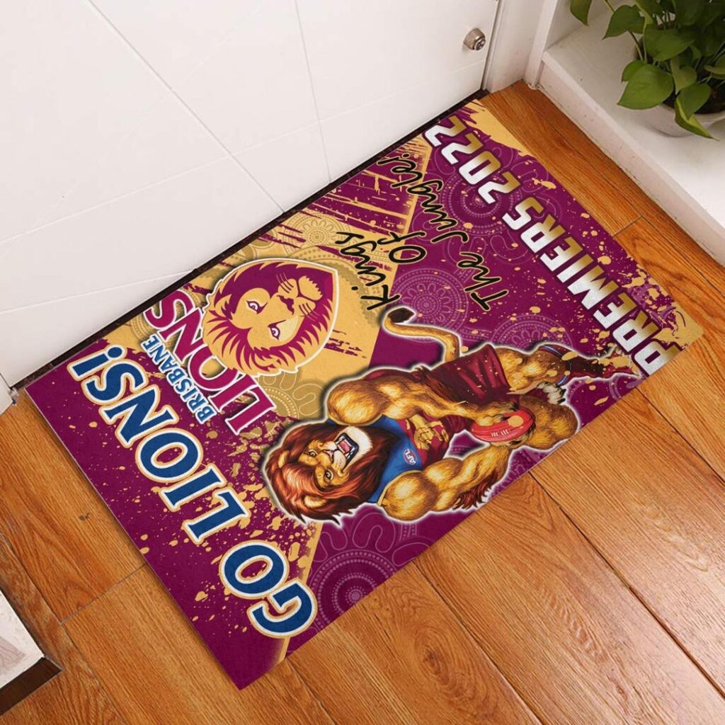 Australian Football League store - Loyal fans of Brisbane Lions's Doormat:vintage Australian Football League suit,uniform,apparel,shirts,merch,hoodie,jackets,shorts,sweatshirt,outfits,clothes