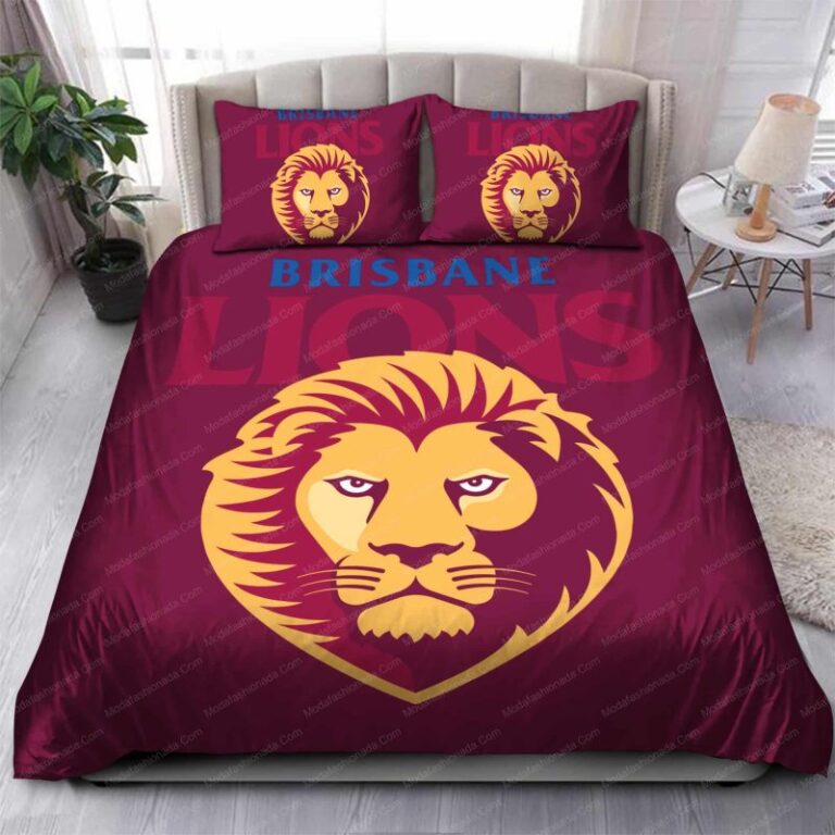 Australian Football League store - Loyal fans of Brisbane Lions's Bedding Duvet Cover + 1/2 Pillow Cases:vintage Australian Football League suit,uniform,apparel,shirts,merch,hoodie,jackets,shorts,sweatshirt,outfits,clothes