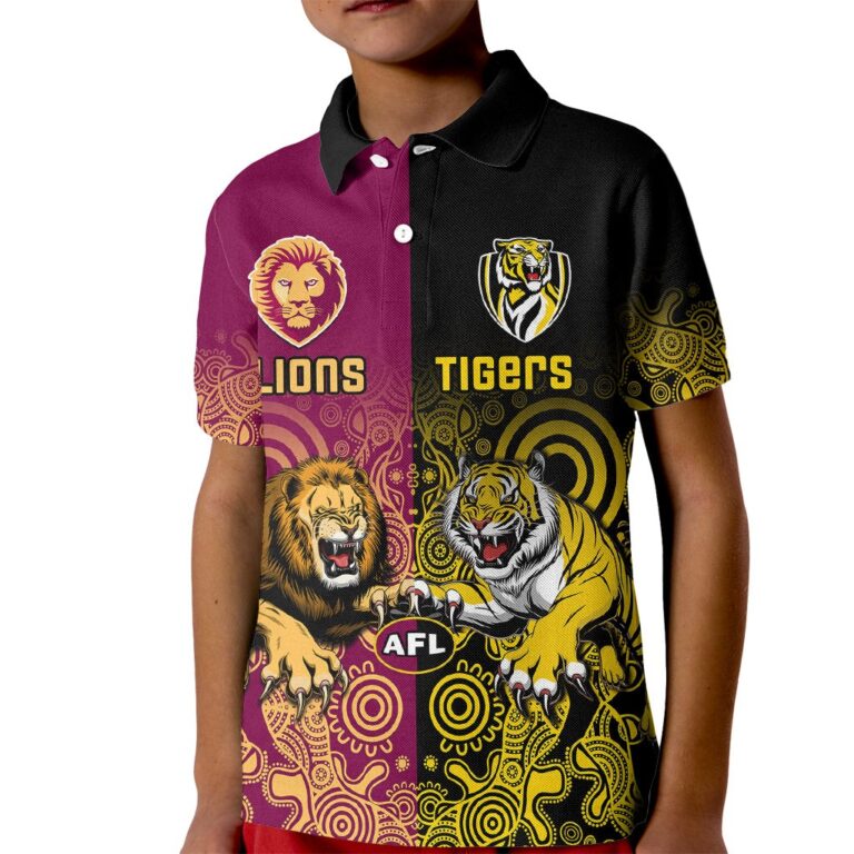 Australian Football League store - Loyal fans of Brisbane Lions's Kid Polo Shirt:vintage Australian Football League suit,uniform,apparel,shirts,merch,hoodie,jackets,shorts,sweatshirt,outfits,clothes