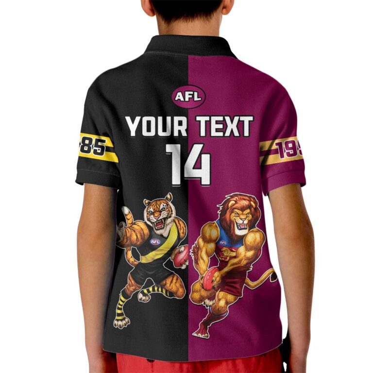 Australian Football League store - Loyal fans of Brisbane Lions's Kid Polo Shirt:vintage Australian Football League suit,uniform,apparel,shirts,merch,hoodie,jackets,shorts,sweatshirt,outfits,clothes