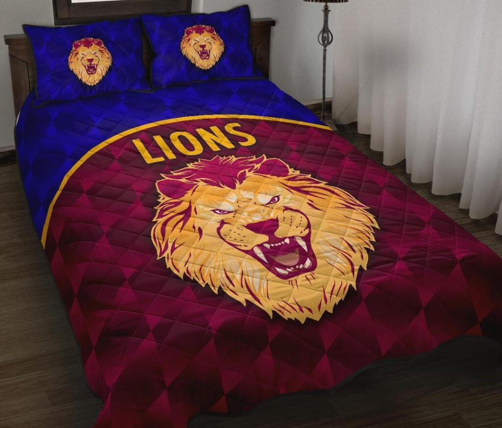 Australian Football League store - Loyal fans of Brisbane Lions's Quilt + 1/2 Pillow Cases:vintage Australian Football League suit,uniform,apparel,shirts,merch,hoodie,jackets,shorts,sweatshirt,outfits,clothes