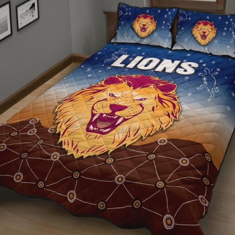 Australian Football League store - Loyal fans of Brisbane Lions's Quilt + 1/2 Pillow Cases:vintage Australian Football League suit,uniform,apparel,shirts,merch,hoodie,jackets,shorts,sweatshirt,outfits,clothes
