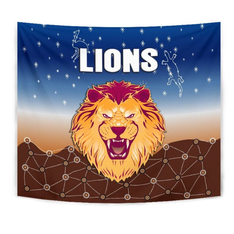 Australian Football League store - Loyal fans of Brisbane Lions's Wall Tapestry:vintage Australian Football League suit,uniform,apparel,shirts,merch,hoodie,jackets,shorts,sweatshirt,outfits,clothes