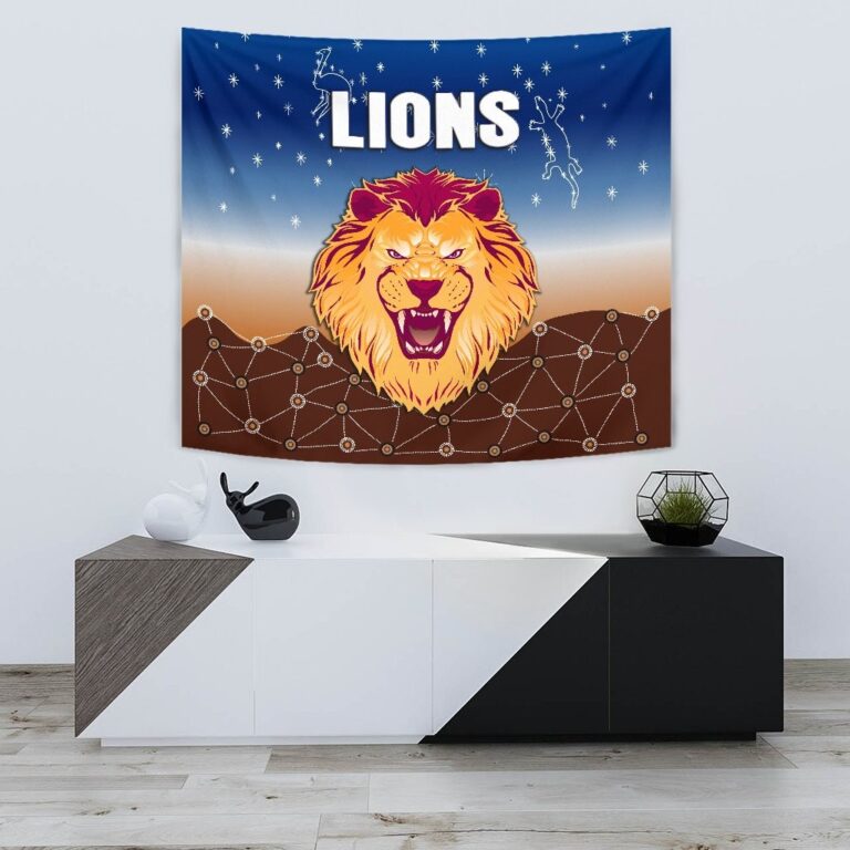 Australian Football League store - Loyal fans of Brisbane Lions's Wall Tapestry:vintage Australian Football League suit,uniform,apparel,shirts,merch,hoodie,jackets,shorts,sweatshirt,outfits,clothes