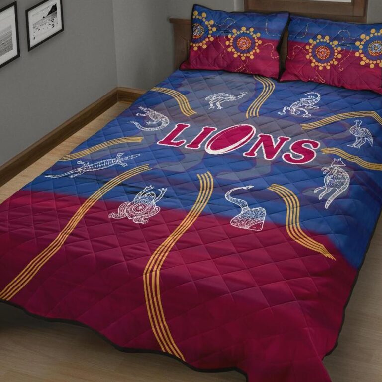 Australian Football League store - Loyal fans of Brisbane Lions's Quilt + 1/2 Pillow Cases:vintage Australian Football League suit,uniform,apparel,shirts,merch,hoodie,jackets,shorts,sweatshirt,outfits,clothes