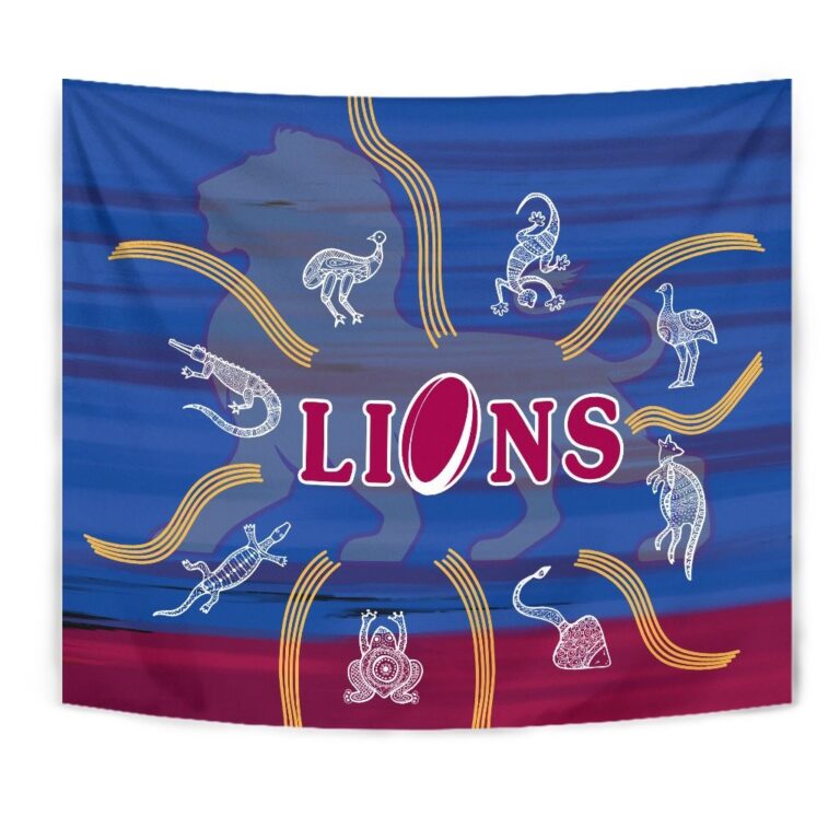 Australian Football League store - Loyal fans of Brisbane Lions's Wall Tapestry:vintage Australian Football League suit,uniform,apparel,shirts,merch,hoodie,jackets,shorts,sweatshirt,outfits,clothes