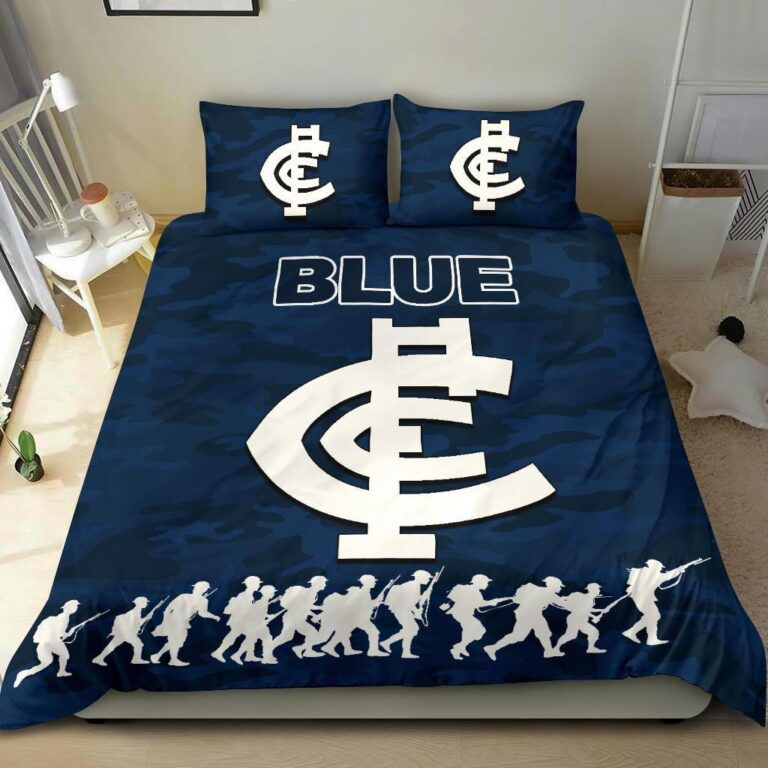 Australian Football League store - Loyal fans of Carlton Football Club's Bedding Duvet Cover + 1/2 Pillow Cases:vintage Australian Football League suit,uniform,apparel,shirts,merch,hoodie,jackets,shorts,sweatshirt,outfits,clothes