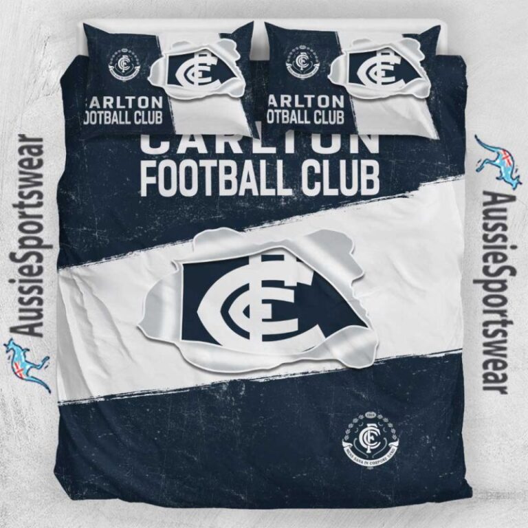 Australian Football League store - Loyal fans of Carlton Football Club's Bedding Duvet Cover + 1/2 Pillow Cases:vintage Australian Football League suit,uniform,apparel,shirts,merch,hoodie,jackets,shorts,sweatshirt,outfits,clothes