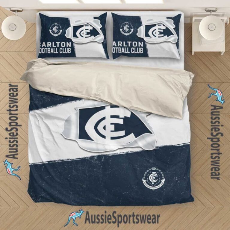 Australian Football League store - Loyal fans of Carlton Football Club's Bedding Duvet Cover + 1/2 Pillow Cases:vintage Australian Football League suit,uniform,apparel,shirts,merch,hoodie,jackets,shorts,sweatshirt,outfits,clothes