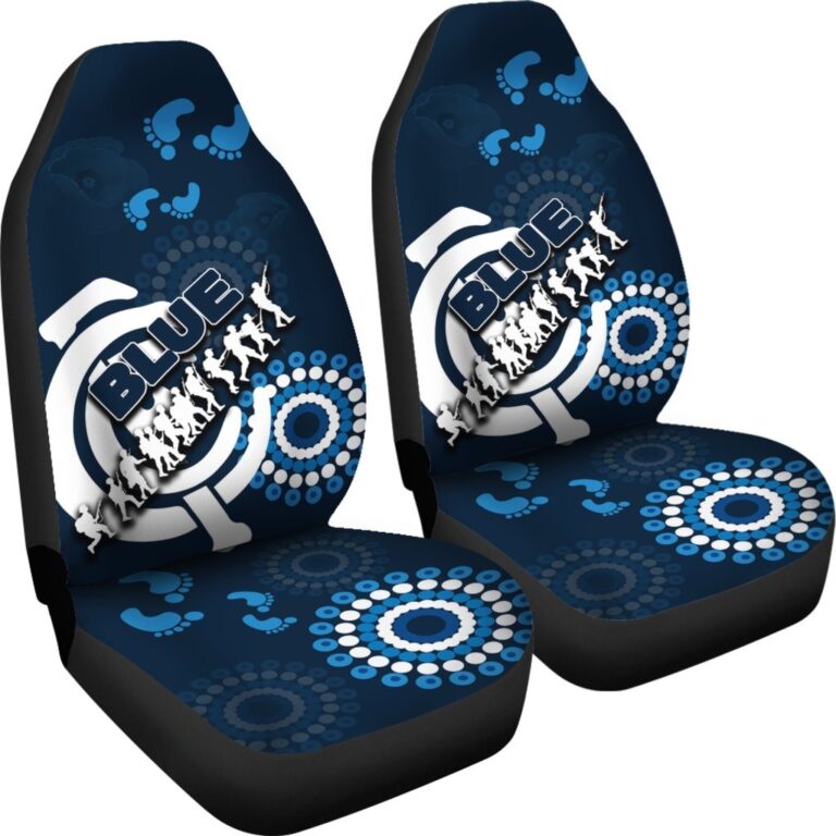 Australian Football League store - Loyal fans of Carlton Football Club's Set 2 Car Seat Cover:vintage Australian Football League suit,uniform,apparel,shirts,merch,hoodie,jackets,shorts,sweatshirt,outfits,clothes