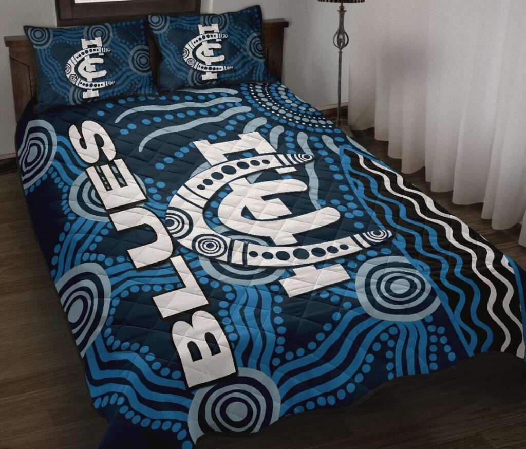 Australian Football League store - Loyal fans of Carlton Football Club's Quilt + 1/2 Pillow Cases:vintage Australian Football League suit,uniform,apparel,shirts,merch,hoodie,jackets,shorts,sweatshirt,outfits,clothes