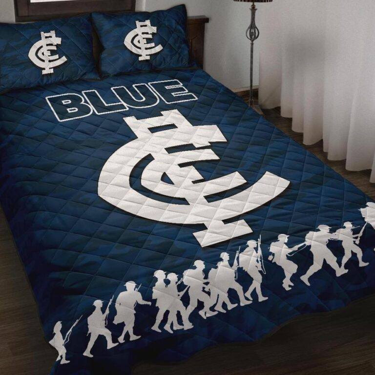 Australian Football League store - Loyal fans of Carlton Football Club's Quilt + 1/2 Pillow Cases:vintage Australian Football League suit,uniform,apparel,shirts,merch,hoodie,jackets,shorts,sweatshirt,outfits,clothes