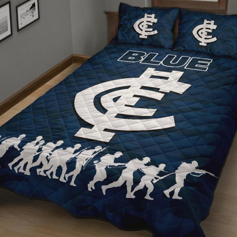 Australian Football League store - Loyal fans of Carlton Football Club's Quilt + 1/2 Pillow Cases:vintage Australian Football League suit,uniform,apparel,shirts,merch,hoodie,jackets,shorts,sweatshirt,outfits,clothes
