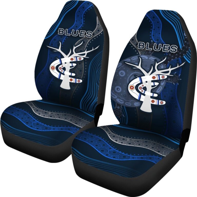 Australian Football League store - Loyal fans of Carlton Football Club's Set 2 Car Seat Cover:vintage Australian Football League suit,uniform,apparel,shirts,merch,hoodie,jackets,shorts,sweatshirt,outfits,clothes