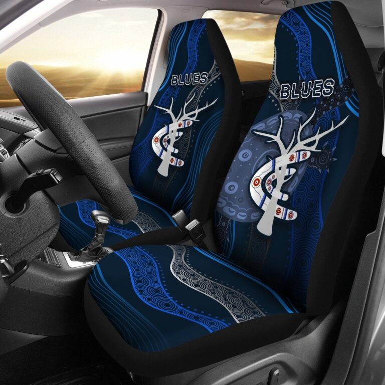 Australian Football League store - Loyal fans of Carlton Football Club's Set 2 Car Seat Cover:vintage Australian Football League suit,uniform,apparel,shirts,merch,hoodie,jackets,shorts,sweatshirt,outfits,clothes