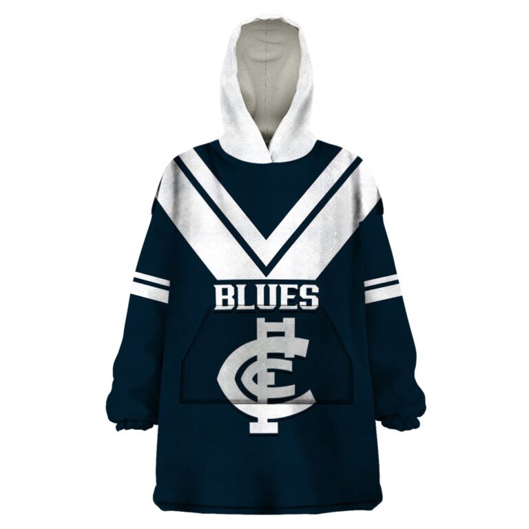 Australian Football League store - Loyal fans of Carlton Football Club's Unisex Oodie,Kid Oodie:vintage Australian Football League suit,uniform,apparel,shirts,merch,hoodie,jackets,shorts,sweatshirt,outfits,clothes