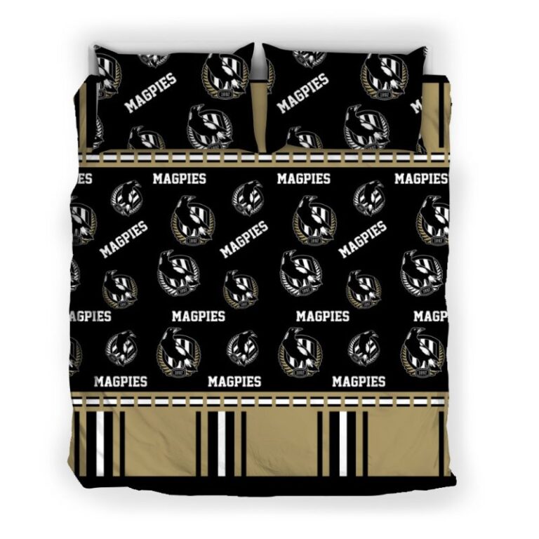 Australian Football League store - Loyal fans of Collingwood Football Club's Bedding Duvet Cover + 1/2 Pillow Cases:vintage Australian Football League suit,uniform,apparel,shirts,merch,hoodie,jackets,shorts,sweatshirt,outfits,clothes
