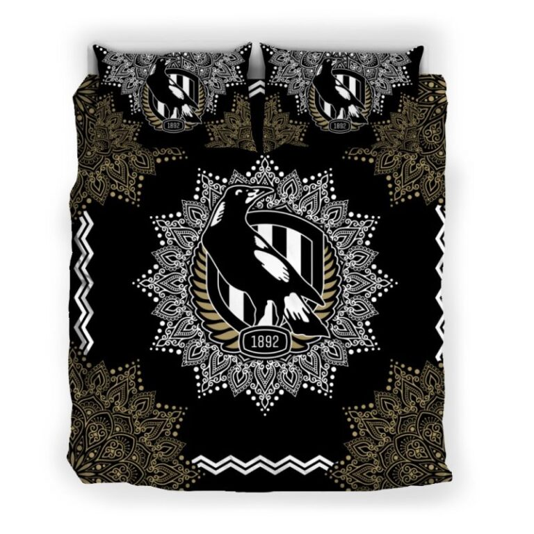 Australian Football League store - Loyal fans of Collingwood Football Club's Bedding Duvet Cover + 1/2 Pillow Cases:vintage Australian Football League suit,uniform,apparel,shirts,merch,hoodie,jackets,shorts,sweatshirt,outfits,clothes