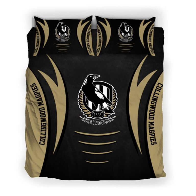 Australian Football League store - Loyal fans of Collingwood Football Club's Bedding Duvet Cover + 1/2 Pillow Cases:vintage Australian Football League suit,uniform,apparel,shirts,merch,hoodie,jackets,shorts,sweatshirt,outfits,clothes