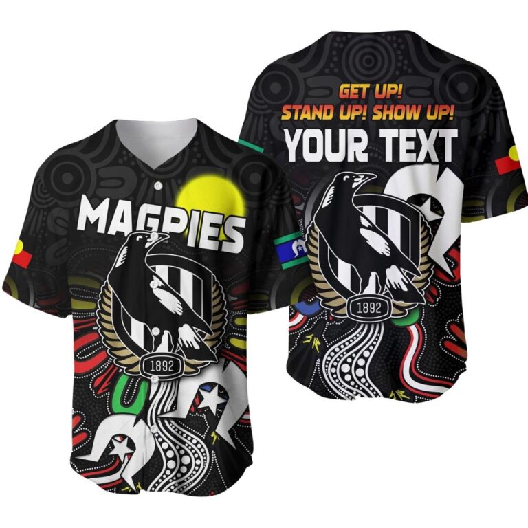 Australian Football League store - Loyal fans of Collingwood Magpies's Unisex Baseball Jerseys,Kid Baseball Jerseys,Youth Baseball Jerseys:vintage Australian Football League suit,uniform,apparel,shirts,merch,hoodie,jackets,shorts,sweatshirt,outfits,clothes