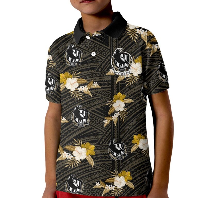 Australian Football League store - Loyal fans of Collingwood Magpies's Kid Polo Shirt:vintage Australian Football League suit,uniform,apparel,shirts,merch,hoodie,jackets,shorts,sweatshirt,outfits,clothes