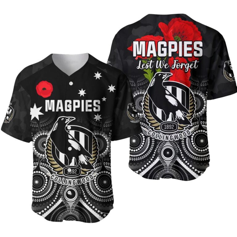 Australian Football League store - Loyal fans of Collingwood Magpies's Unisex Baseball Jerseys,Kid Baseball Jerseys,Youth Baseball Jerseys:vintage Australian Football League suit,uniform,apparel,shirts,merch,hoodie,jackets,shorts,sweatshirt,outfits,clothes