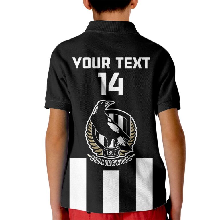 Australian Football League store - Loyal fans of Collingwood Magpies's Kid Polo Shirt:vintage Australian Football League suit,uniform,apparel,shirts,merch,hoodie,jackets,shorts,sweatshirt,outfits,clothes