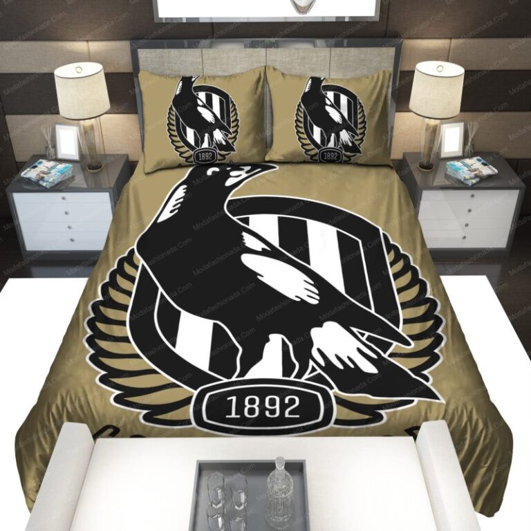 Australian Football League store - Loyal fans of Collingwood Football Club's Bedding Duvet Cover + 1/2 Pillow Cases:vintage Australian Football League suit,uniform,apparel,shirts,merch,hoodie,jackets,shorts,sweatshirt,outfits,clothes