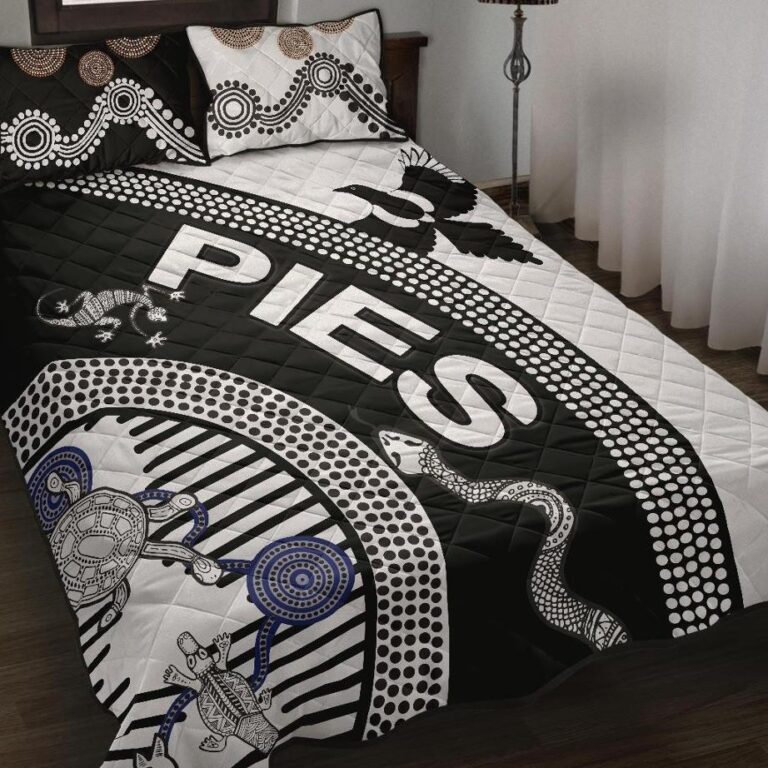 Australian Football League store - Loyal fans of Collingwood Football Club's Quilt + 1/2 Pillow Cases:vintage Australian Football League suit,uniform,apparel,shirts,merch,hoodie,jackets,shorts,sweatshirt,outfits,clothes