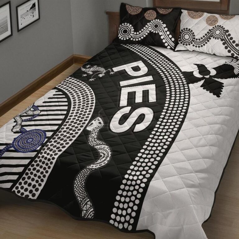 Australian Football League store - Loyal fans of Collingwood Football Club's Quilt + 1/2 Pillow Cases:vintage Australian Football League suit,uniform,apparel,shirts,merch,hoodie,jackets,shorts,sweatshirt,outfits,clothes