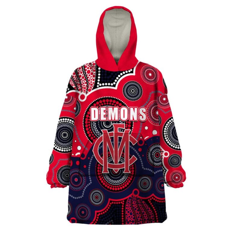 Australian Football League store - Loyal fans of Melbourne Football Club's Unisex Oodie,Kid Oodie:vintage Australian Football League suit,uniform,apparel,shirts,merch,hoodie,jackets,shorts,sweatshirt,outfits,clothes