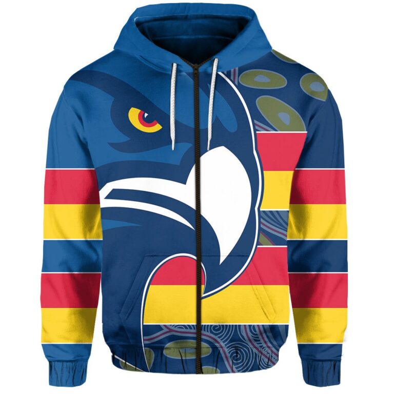 Australian Football League store - Loyal fans of Adelaide Football Club's Unisex Zip Hoodie:vintage Australian Football League suit,uniform,apparel,shirts,merch,hoodie,jackets,shorts,sweatshirt,outfits,clothes