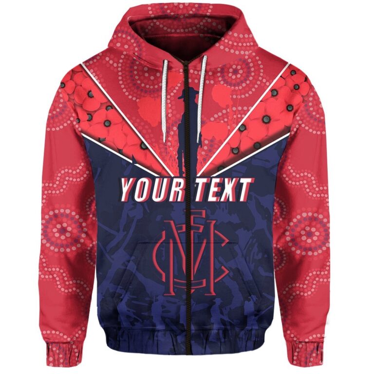 Australian Football League store - Loyal fans of Melbourne Football Club's Unisex Zip Hoodie:vintage Australian Football League suit,uniform,apparel,shirts,merch,hoodie,jackets,shorts,sweatshirt,outfits,clothes
