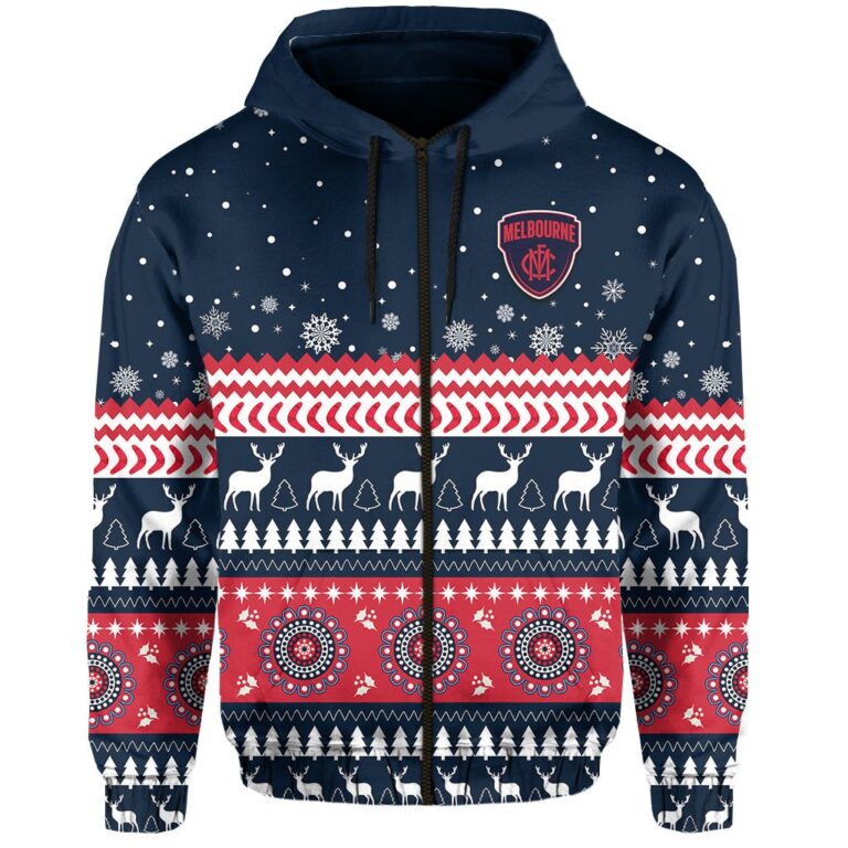 Australian Football League store - Loyal fans of Melbourne Football Club's Unisex Zip Hoodie:vintage Australian Football League suit,uniform,apparel,shirts,merch,hoodie,jackets,shorts,sweatshirt,outfits,clothes