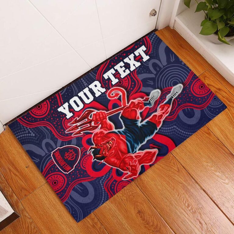 Australian Football League store - Loyal fans of Melbourne Demons's Doormat:vintage Australian Football League suit,uniform,apparel,shirts,merch,hoodie,jackets,shorts,sweatshirt,outfits,clothes