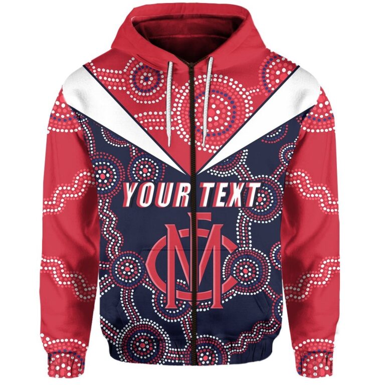 Australian Football League store - Loyal fans of Melbourne Football Club's Unisex Zip Hoodie:vintage Australian Football League suit,uniform,apparel,shirts,merch,hoodie,jackets,shorts,sweatshirt,outfits,clothes