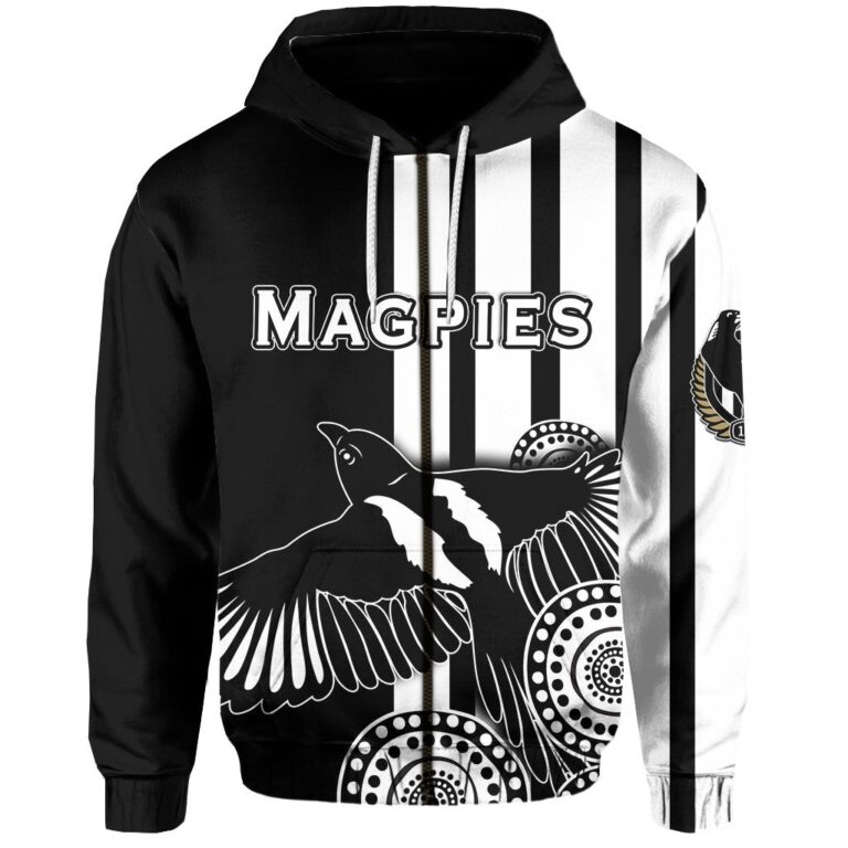 Australian Football League store - Loyal fans of Collingwood Football Club's Unisex Zip Hoodie:vintage Australian Football League suit,uniform,apparel,shirts,merch,hoodie,jackets,shorts,sweatshirt,outfits,clothes