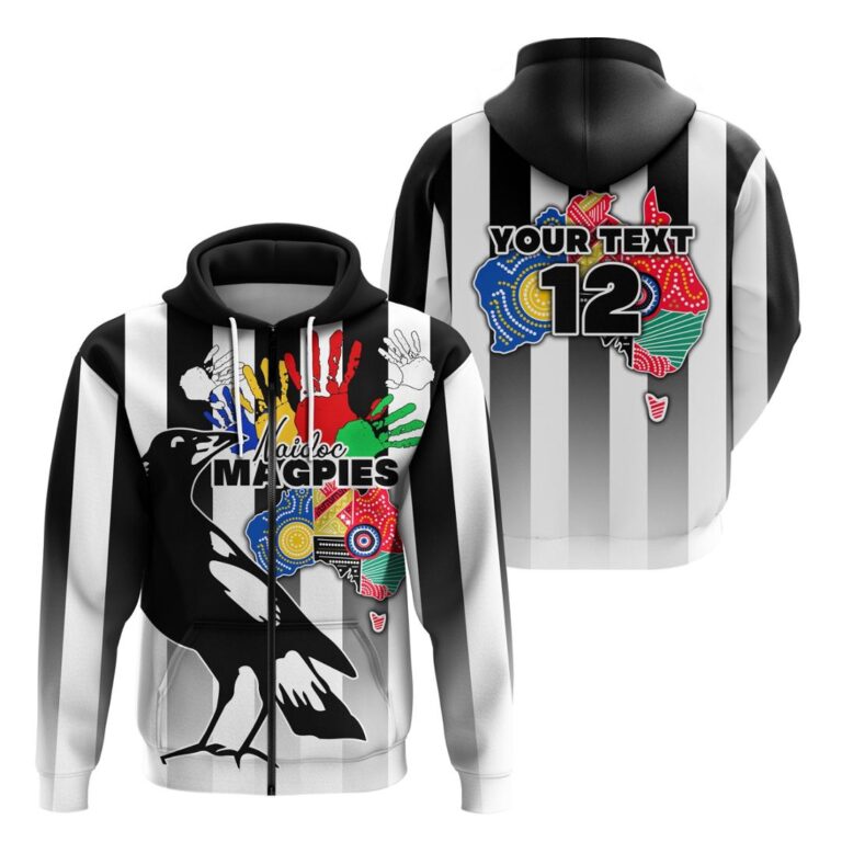 Australian Football League store - Loyal fans of Collingwood Football Club's Unisex Zip Hoodie:vintage Australian Football League suit,uniform,apparel,shirts,merch,hoodie,jackets,shorts,sweatshirt,outfits,clothes